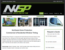 Tablet Screenshot of northwestsolarprotection.com